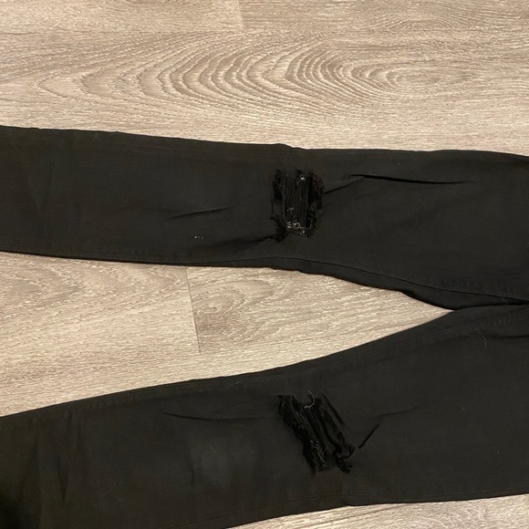 Hudson black ripped skinny jeans - Picture 4 of 5